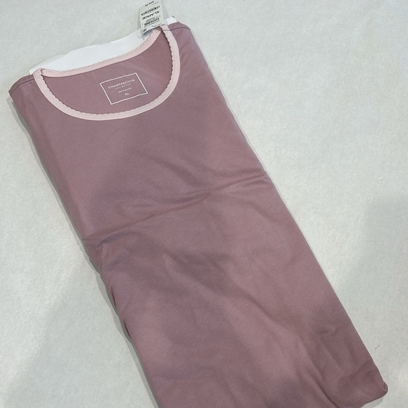 Charter club intimate two-piece pajama long sleeve shirt feather print bottom XL - Picture 3 of 7